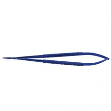 Jacobson Micro Needle Holder Round handle,Streamline jaws,Tungsten carbide coated tips